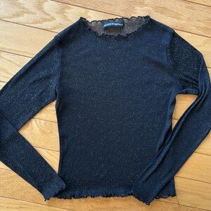 Brandy Melville Sheer Stretch Knit Top